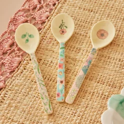 Rice Melamin Teelöffel Flower 3er-Set New