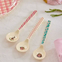 Rice Melamin Teelöffel Xmas 3er-Set Outlet