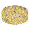 Rice Melamin Teller Oval Daffodils Outlet