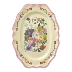 Rice Melamin Vintage Servierteller Nathalie Lété Pink 36,5 cm Hot