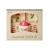 Rice Melamin-Geschirr Baby Geschenkbox Pink Happy Forest 4-teilig Fashion