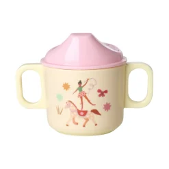 Rice Melamin-Geschirr Baby Geschenkbox Fun Fair Pink 4-teilig Hot