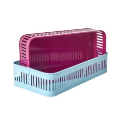 Rice Tablett aus Metall Mint, Soft Plum 2er-Set Hot