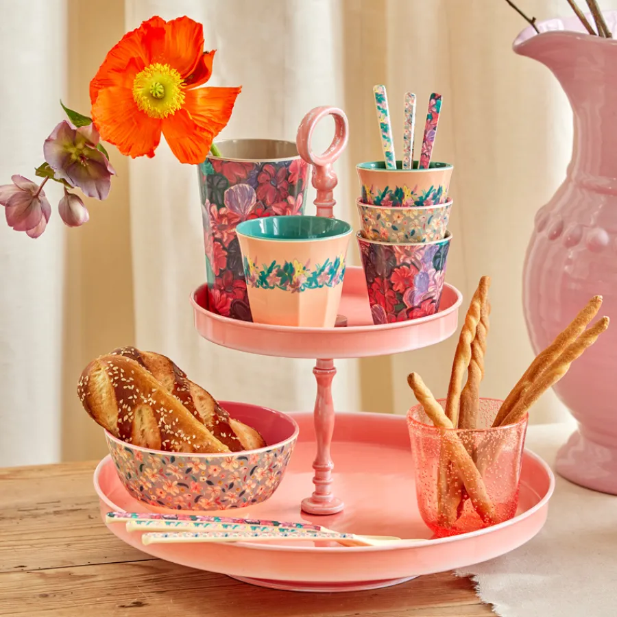 Rice Étagère 2-stöckig Cute Coral Large New