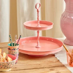 Rice Étagère 2-stöckig Cute Coral Large New
