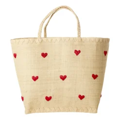 Rice Tasche Bast Darling Hearts bestickt L Fashion