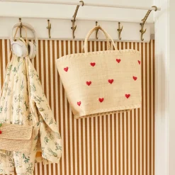 Rice Tasche Bast Darling Hearts bestickt L Fashion