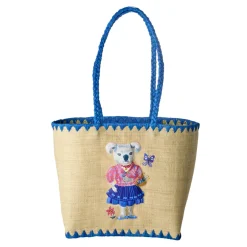 Rice Tasche Bast Nathalie Lété Blue Medium Hot