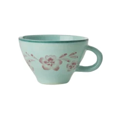 Rice Teetasse Keramik handbemalt Soft Pink Flower Vine 150 ml Best