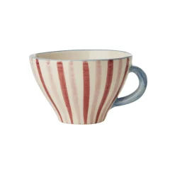 Rice Teetasse Keramik handbemalt Stripes 150 ml Outlet