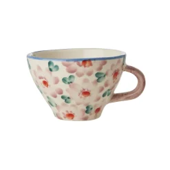 Rice Teetasse Keramik handbemalt Flowers Pink 150 ml Clearance