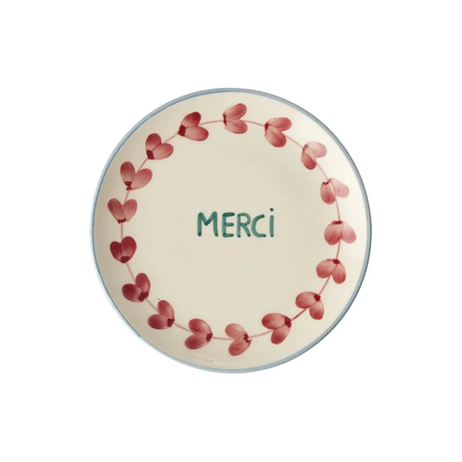 Rice Teller Keramik handbemalt MERCI 15 cm Discount