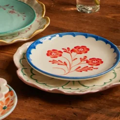 Rice Teller Keramik handbemalt Vintage Flower 15 cm Clearance