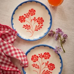 Rice Teller Keramik handbemalt Vintage Flower 15 cm Clearance