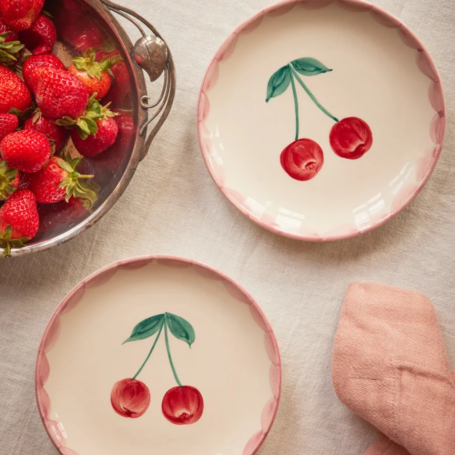 Rice Teller Keramik handbemalt Cherry 15 cm Online