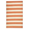 Rice Teppich Outdoor Coral/Creme gestreift Sale