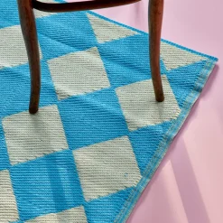 Rice Teppich Soft Pink Harlequin Rauten 90 x 150 Clearance