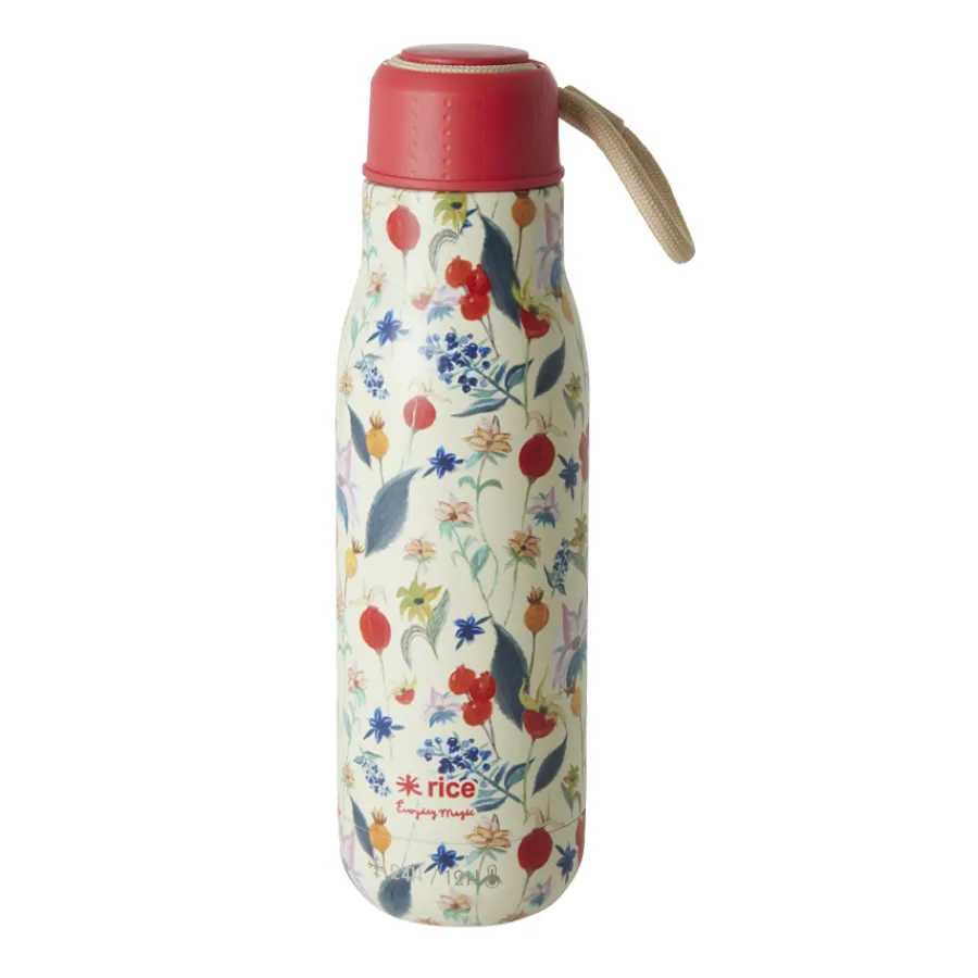 Rice Trinkflasche aus Edelstahl Rosebuds Best