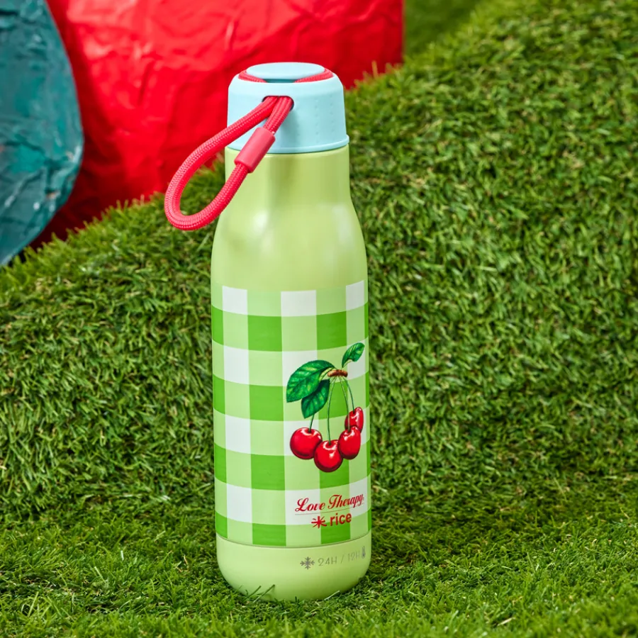 Rice Trinkflasche aus Edelstahl Love Therapy Cherry 500 ml Online