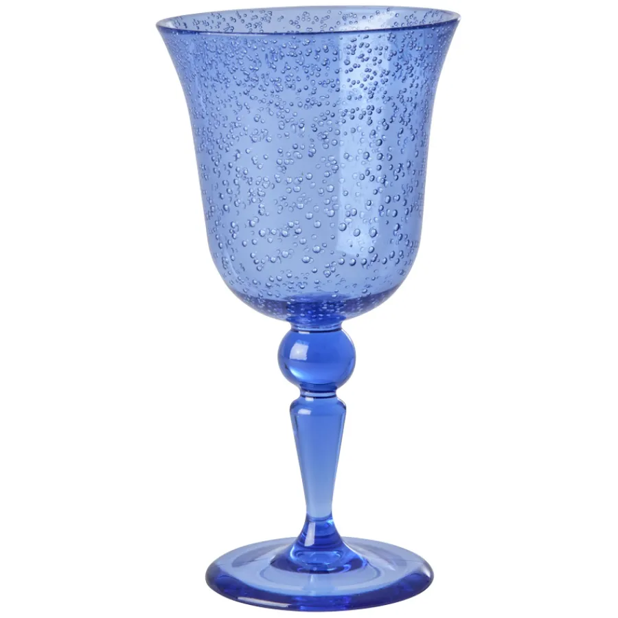 Rice Weinglas Acryl Bubble Blue 360 ml Online