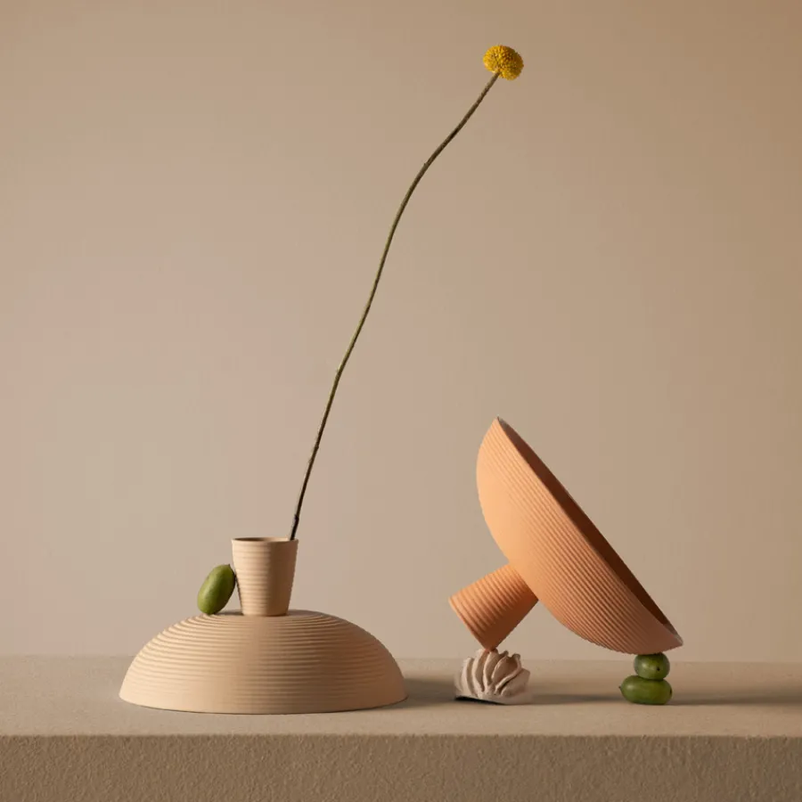 Schneid Studio Dais Schale Peach Fashion