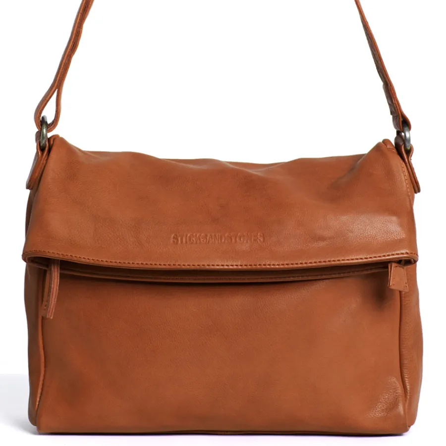 Sticks and Stones Ledertasche Madison Cognac New