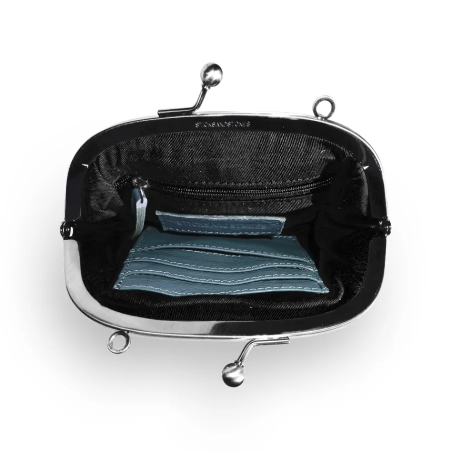 Sticks and Stones Ledertasche Como Atlantic Blue Clearance