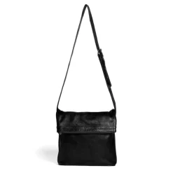 Sticks and Stones Ledertasche Flap Bag Black Sale