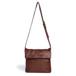 Sticks and Stones Ledertasche Flap Bag Mustang Brown Hot