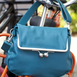 Sticks and Stones Ledertasche Cannes Deep Green Discount