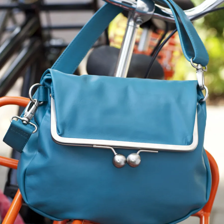 Sticks and Stones Ledertasche Cannes Deep Green Discount