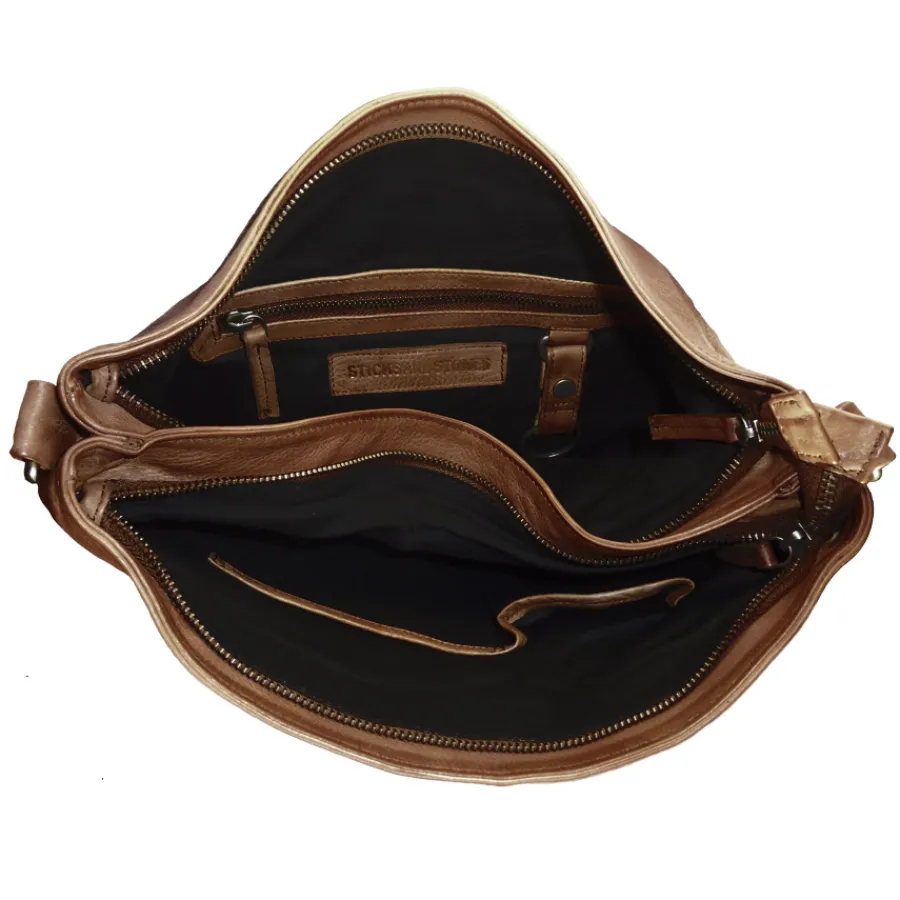 Sticks and Stones Ledertasche New Amsterdam Cognac Outlet