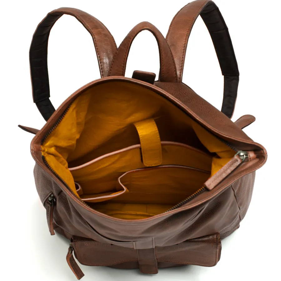 Sticks and Stones Messenger Rucksack Cognac Sale