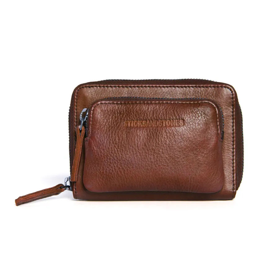 Sticks and Stones Portemonnaie Montana Cognac Clearance