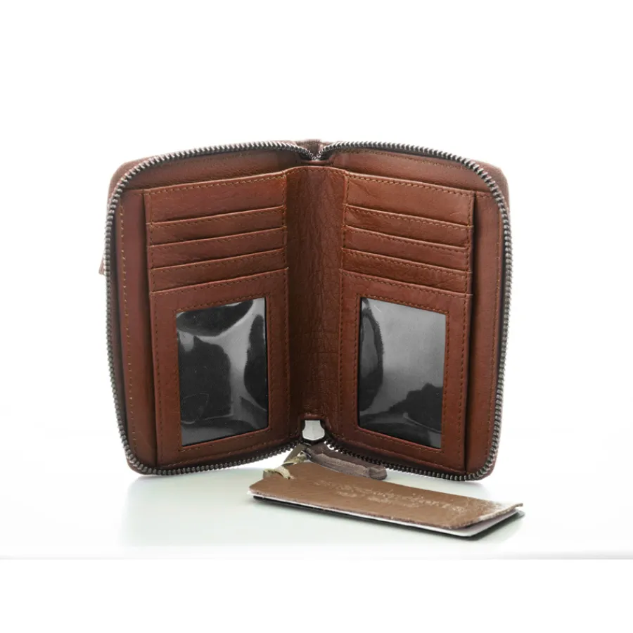 Sticks and Stones Portemonnaie Montana Cognac Clearance