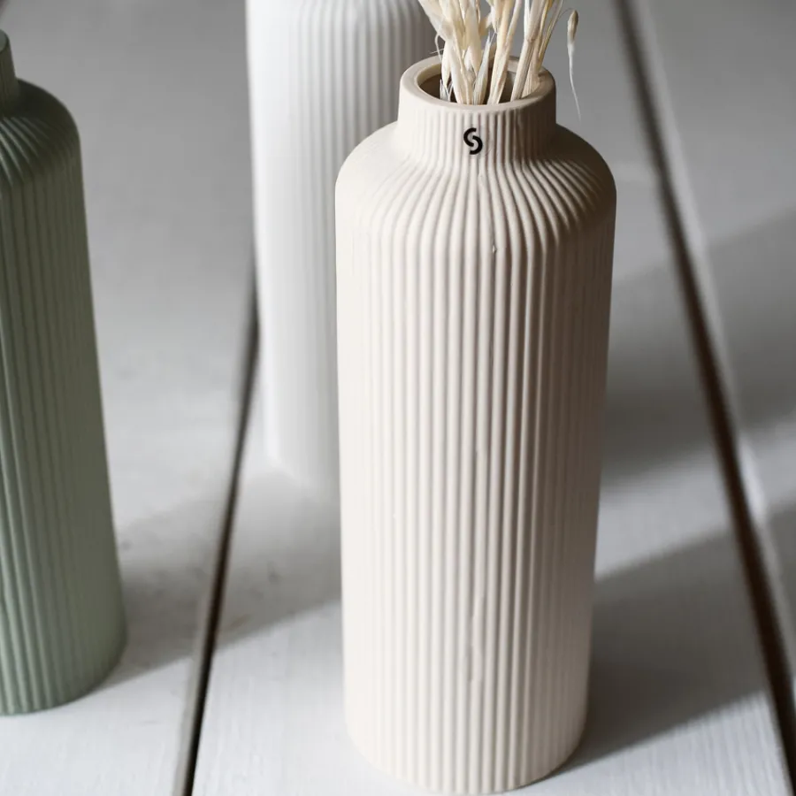 Storefactory Vase Ådala Keramik Beige New