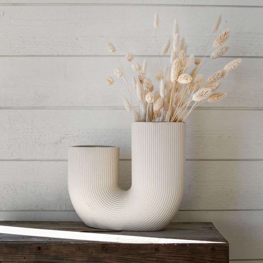 Storefactory Vase Stråvalla Keramik Beige Sale