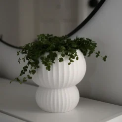 Storefactory Vase/Übertopf Sandhamn White Keramik Discount
