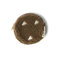 Studio Noos Portemonnaie Brown Teddy Hearts New