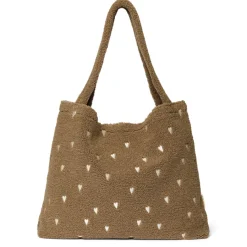 Studio Noos Tasche Brown Teddy Hearts mom-bag New