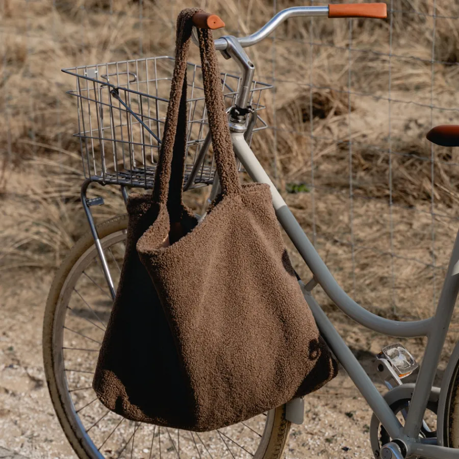 Studio Noos Tasche Brown teddy mom-bag Outlet