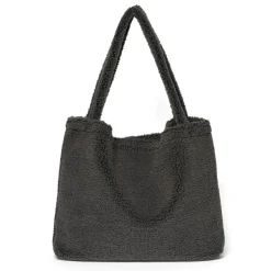 Studio Noos Tasche Dark grey teddy mom-bag Fashion