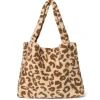 Studio Noos Tasche Ecru Leopard Teddy mom-bag Fashion
