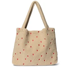 Studio Noos Tasche Ecru Teddy Hearts mom-bag Hot