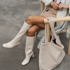 Studio Noos Tasche Ecru teddy mom-bag Online