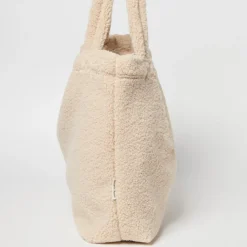 Studio Noos Tasche Ecru teddy mom-bag Online