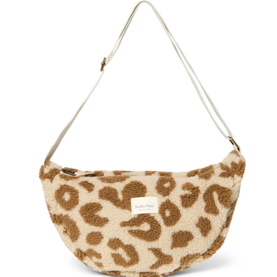 Studio Noos Tasche Fanny Pack Ecru Leopard Teddy Adult Hot