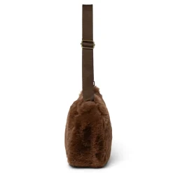 Studio Noos Tasche Fanny Pack Brown Faux Fur New