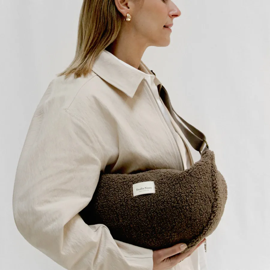 Studio Noos Tasche Fanny Pack Ecru Teddy Adult Outlet