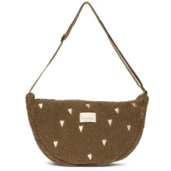 Studio Noos Tasche Fanny Pack Brown Teddy Hearts Adult Clearance